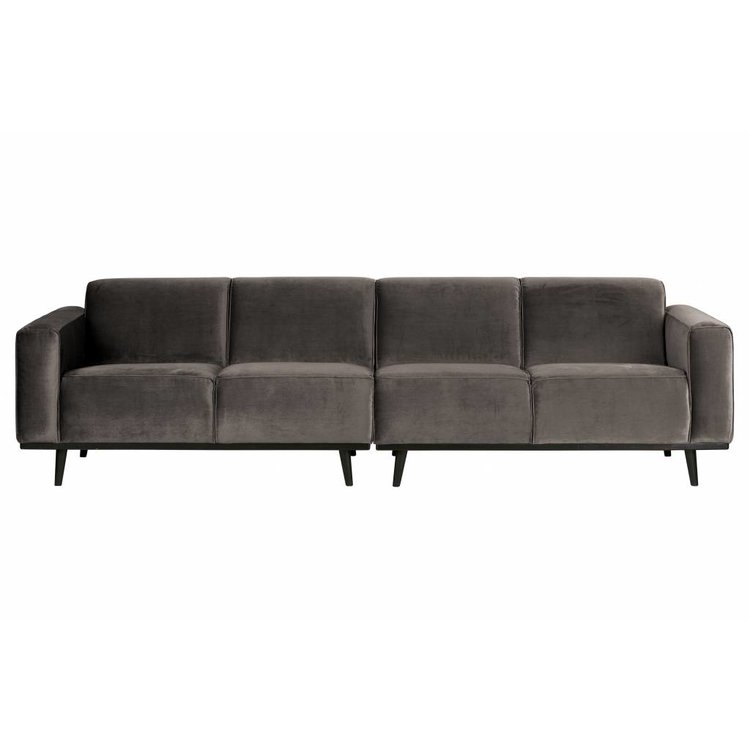 BePureHome Be Pure Home Couch Statement 4-seater velvet taupe