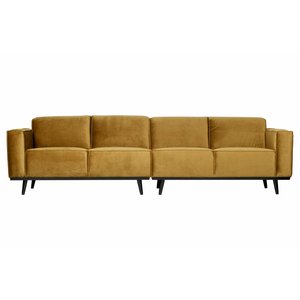 BePureHome Be Pure Home Couch Statement 4-seater velvet honey