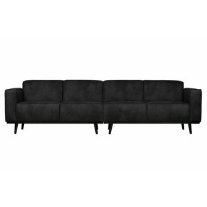 BePureHome Be Pure Home Couch Statement 4-seater suedine black