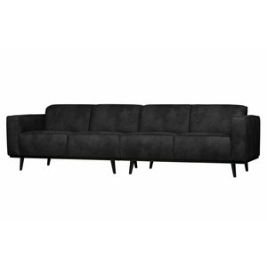 BePureHome Be Pure Home Sofa Statement 4-sitzer suedine schwarz