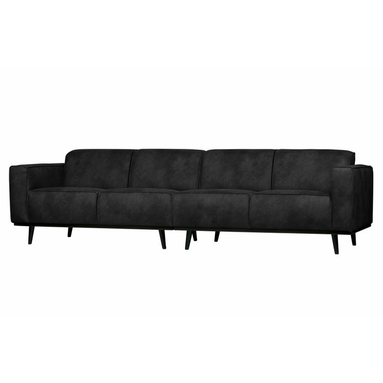 BePureHome Be Pure Home Couch Statement 4-seater suedine black