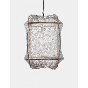 Ay illuminate Ay illuminate Hanging lamp Z5 brown with sisal net grey