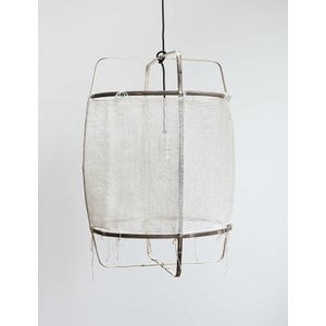 Ay illuminate Ay illuminate Hanging lamp Z11 black with silk white cashmere