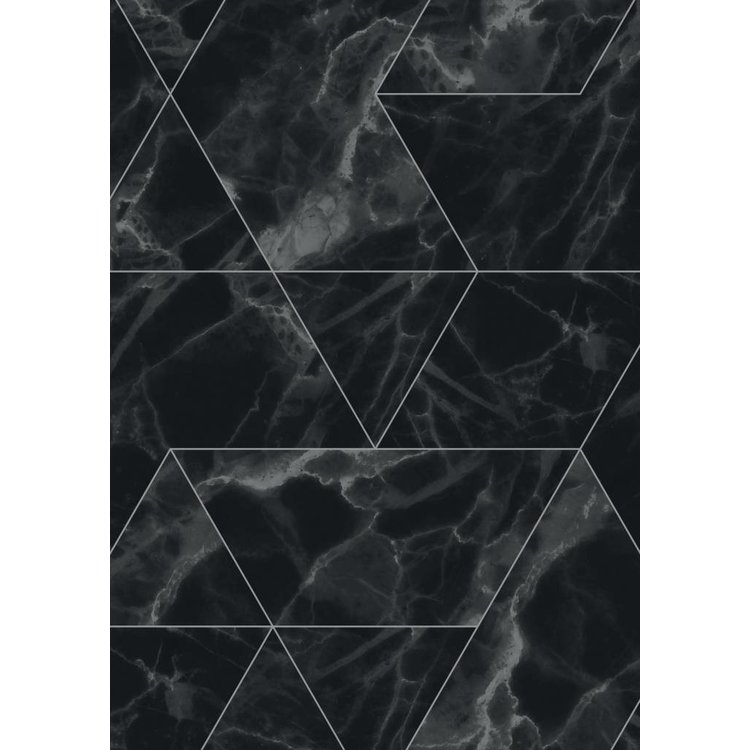 KEK Amsterdam KEK Amsterdam Photo Wallpaper Marble mosaic black