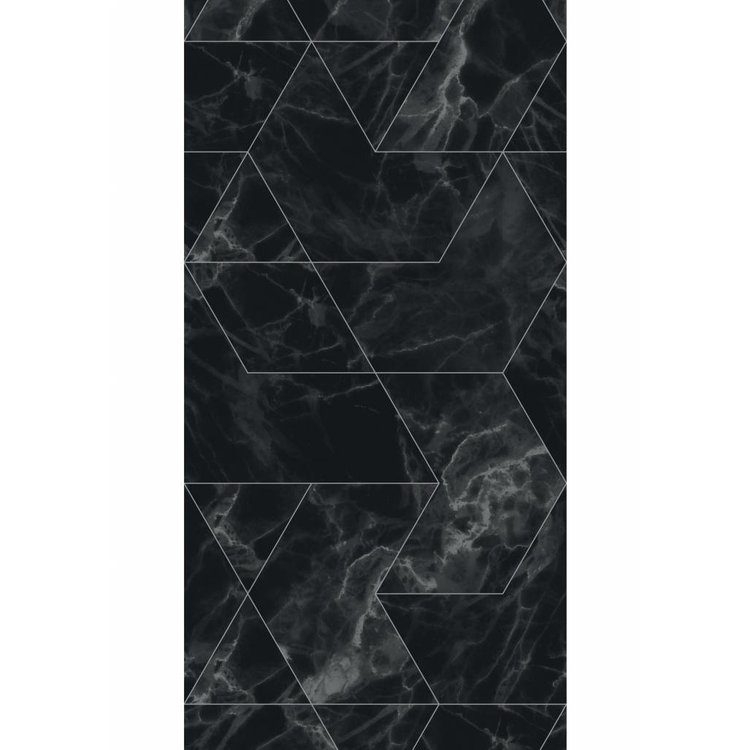 KEK Amsterdam KEK Amsterdam Photo Wallpaper Marble mosaic black