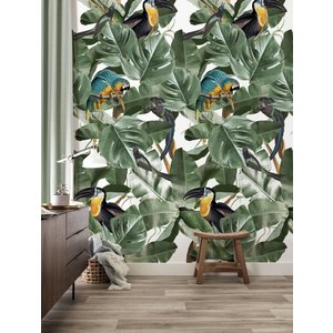 KEK Amsterdam KEK Amsterdam Photo Wallpaper Botanical Birds white