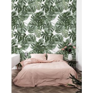 KEK Amsterdam KEK Amsterdam Photo Wallpaper Botanical Monstera white