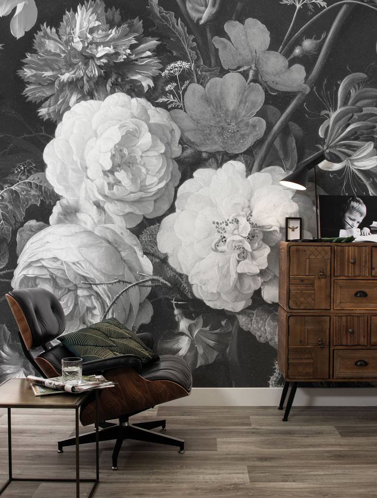 Kek Amsterdam Photo Wallpaper Golden Age Flowers I Orangehaus