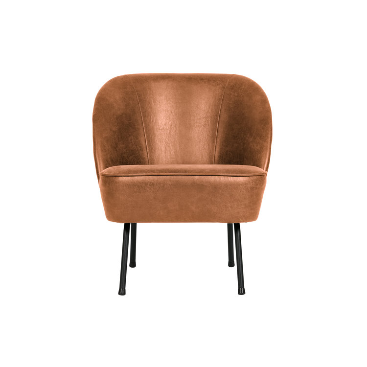 BePureHome BePureHome Vogue armchair leather black or cognac