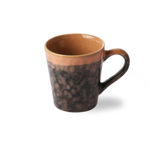 HKliving HKliving Cup espresso 70's ceramic "Lava"