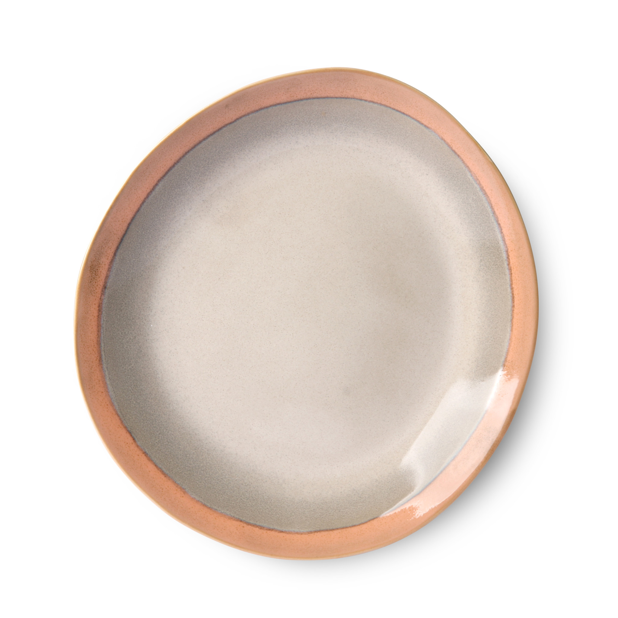 HKliving bord 70's ceramic "earth" Ø22cm Nieuwe collectie 2020 orangehaus
