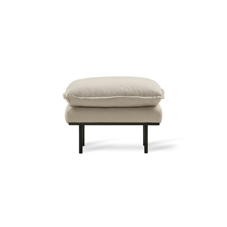 HKliving HKliving Retro Sofa: Hocker, gemütliches Beige