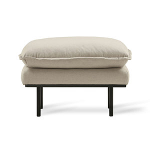 HKliving HKliving Retro Sofa: Hocker, gemütliches Beige