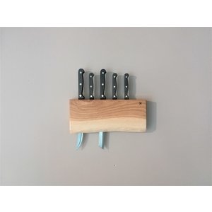 Brût Home Industrials Meshouder Hout 4 × 30 × 15 cm Brût Home Industrials Meshouder Hout 4 × 30 × 15 cm