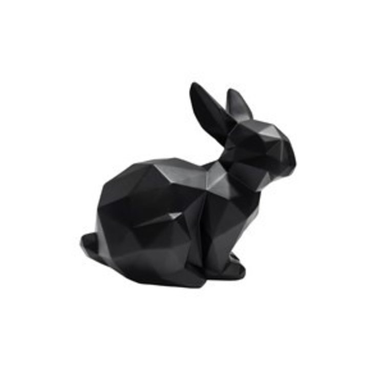 Present Time Present Time sitting origami rabbit statue