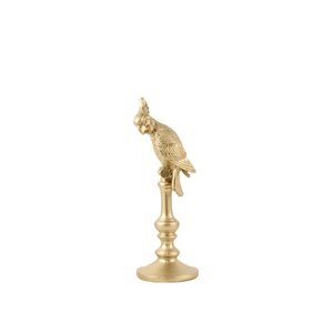 Present Time Decorative object Cockatoo in Gold Design small