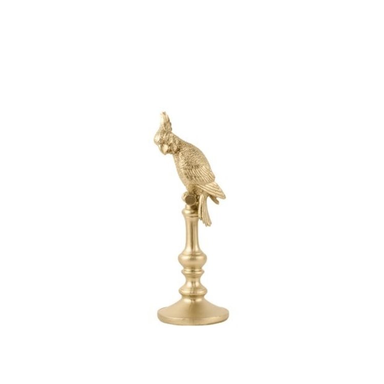 Present Time Decoratieve object Cockatoo in Goud Design klein