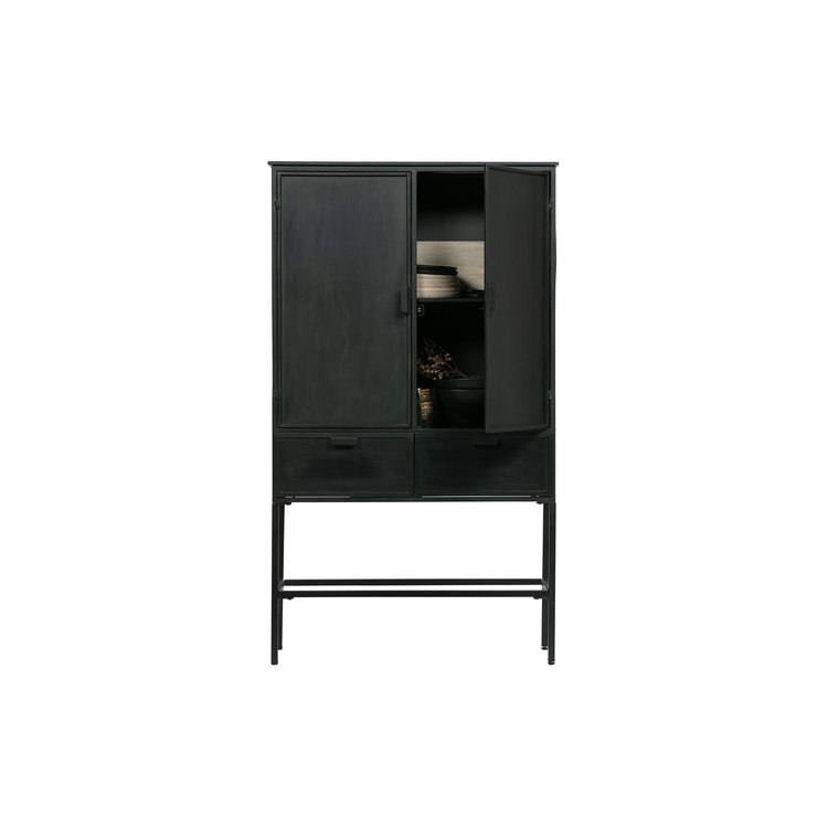 WOOOD WOOOD Wish 2-door cupboard metal black