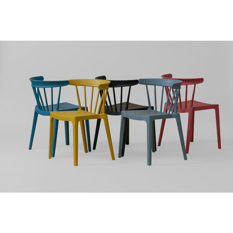 WOOOD WOOOD Bliss bar chair plastic set of 2 pieces,