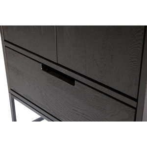 WOOOD WOOOD Silas high cabinet ash blacknight [fsc]