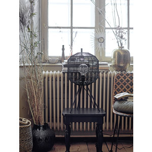 Dutch Home Designs Bloomingville Kitty rattan dining room chair - black