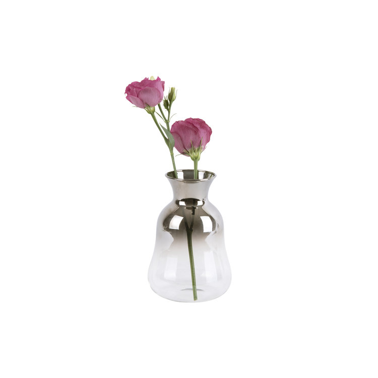 Present Time Present Time Vase Mini Silber verblassen, 12 cm