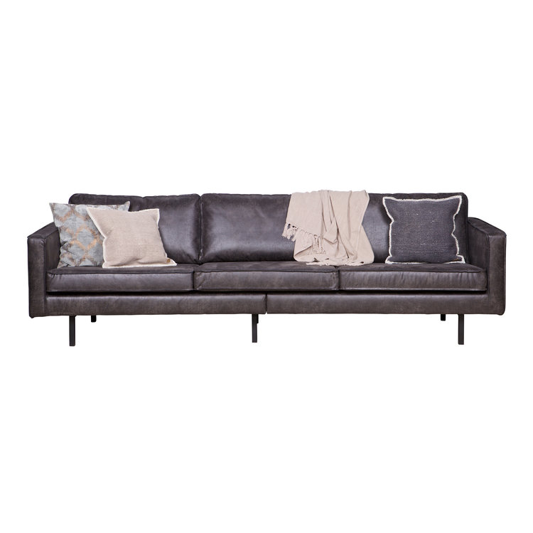 BePureHome BePureHome Sofa 3-Sitzer Rodeo recyceln Leder schwarz