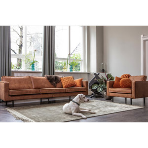 BePureHome BePureHome Sofa 3-Sitzer Rodeo recyceln Leder Cognac braun