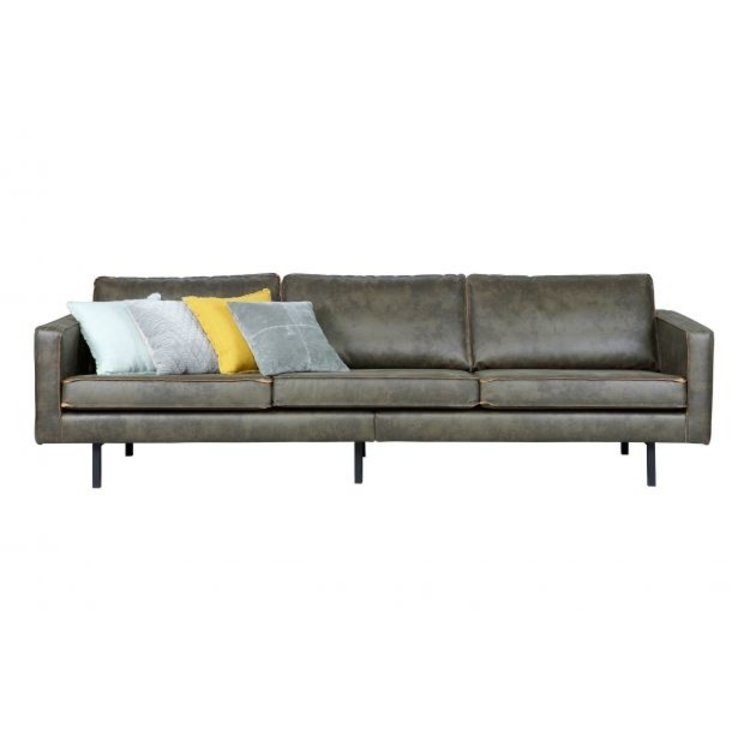 BePureHome BePureHome Sofa 3-Sitzer Rodeo recyceln Leder Armee grün