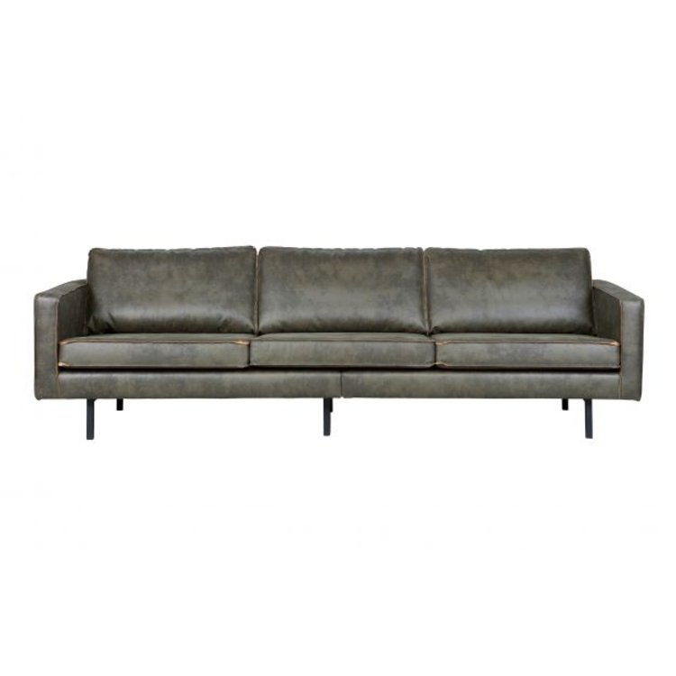 BePureHome BePureHome Sofa 3-Sitzer Rodeo recyceln Leder Armee grün