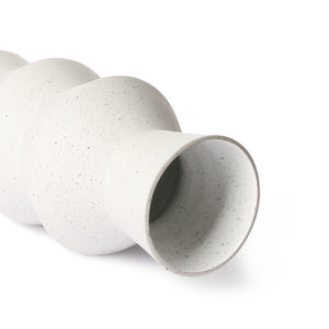 HKliving HKliving Vase speckled clay angular L