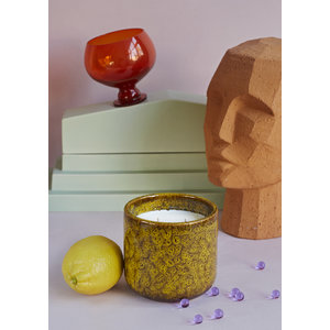 HKliving HKliving ceramic scented candle: floral boudoir