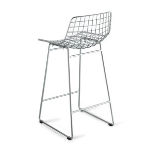 HKliving HKliving bar stool wire steel brass or silver