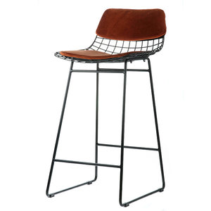 HKliving HKliving bar stool wire steel brass or silver