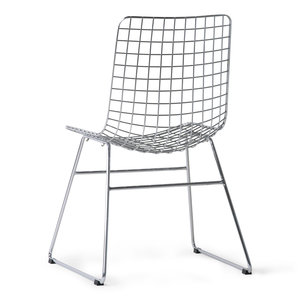Hkliving Wire Chair Metal Black Or Silver Orangehaus