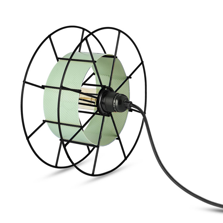 TOLHUIJS Tolhuijs SPOOL Vloer  Lamp Black