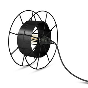 TOLHUIJS Tolhuijs SPOOL Vloer  Lamp Black