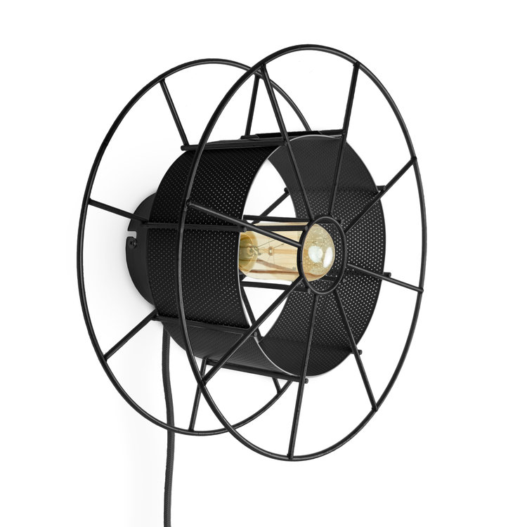 TOLHUIJS Tolhuijs SPOOL Wall Lamp Black