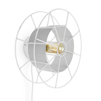 SPOOL Wall Lamp White
