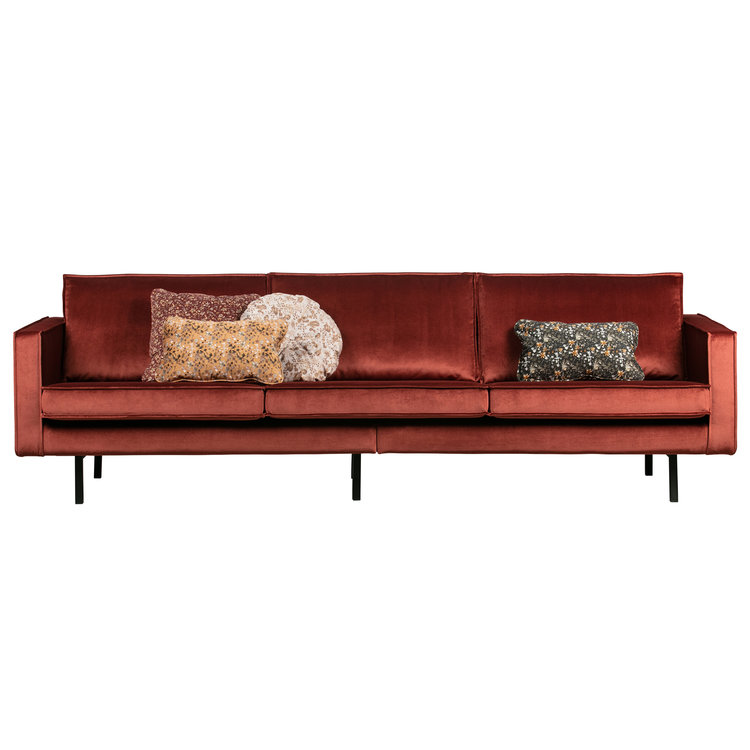 BePureHome BePureHome Sofa 3-seater Rodeo velvet anthracite, chestnut or dark green hunter