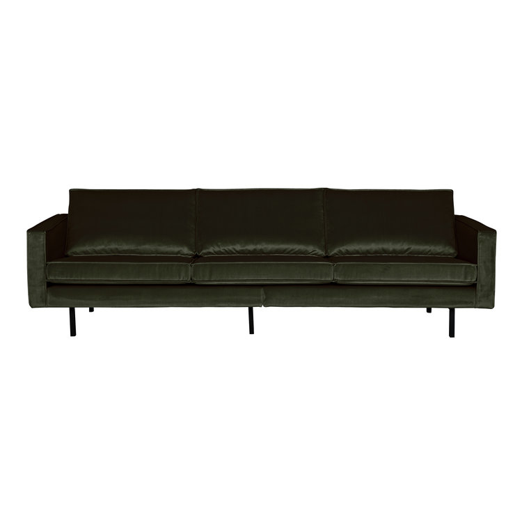 BePureHome BePureHome Sofa 3-seater Rodeo velvet anthracite, chestnut or dark green hunter