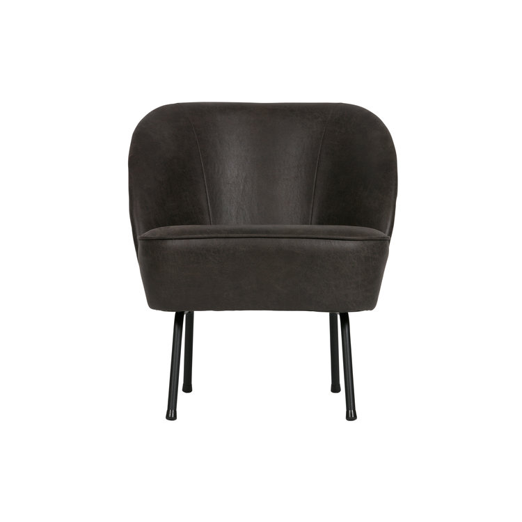 BePureHome BePureHome Vogue armchair leather black or cognac