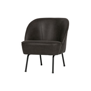 BePureHome BePureHome Vogue armchair leather black or cognac