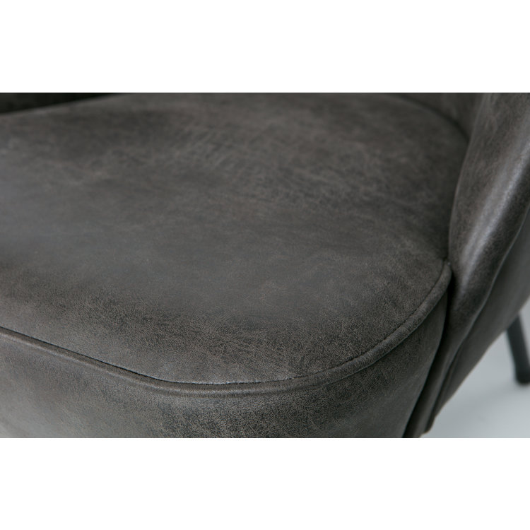 BePureHome BePureHome Vogue armchair leather black or cognac