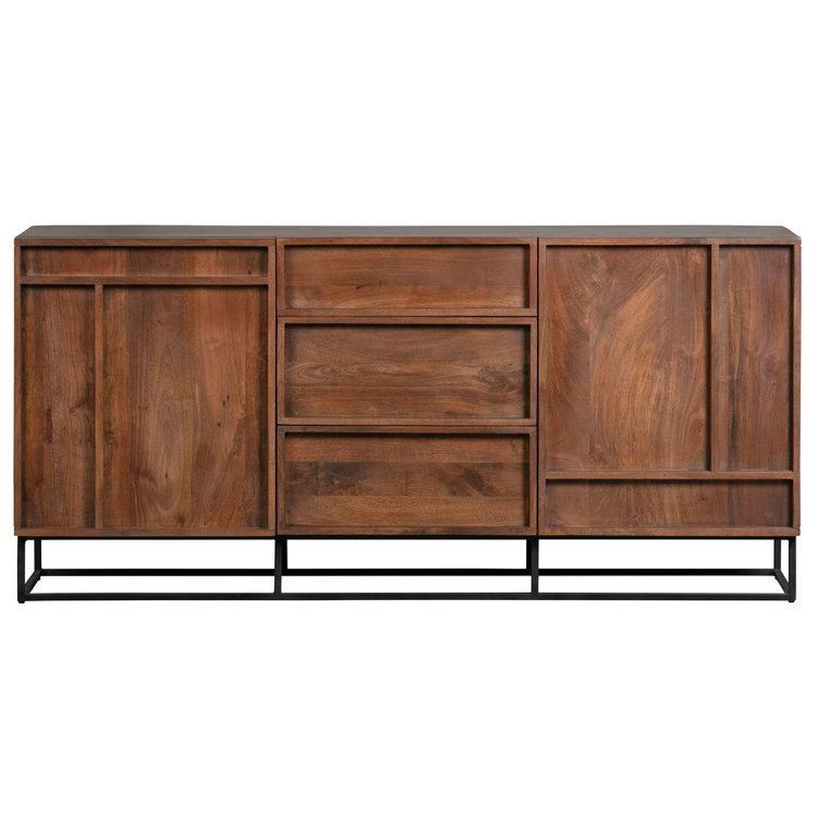 WOOOD WOOOD Forrest 2-door sideboard with drawers mango wood natural