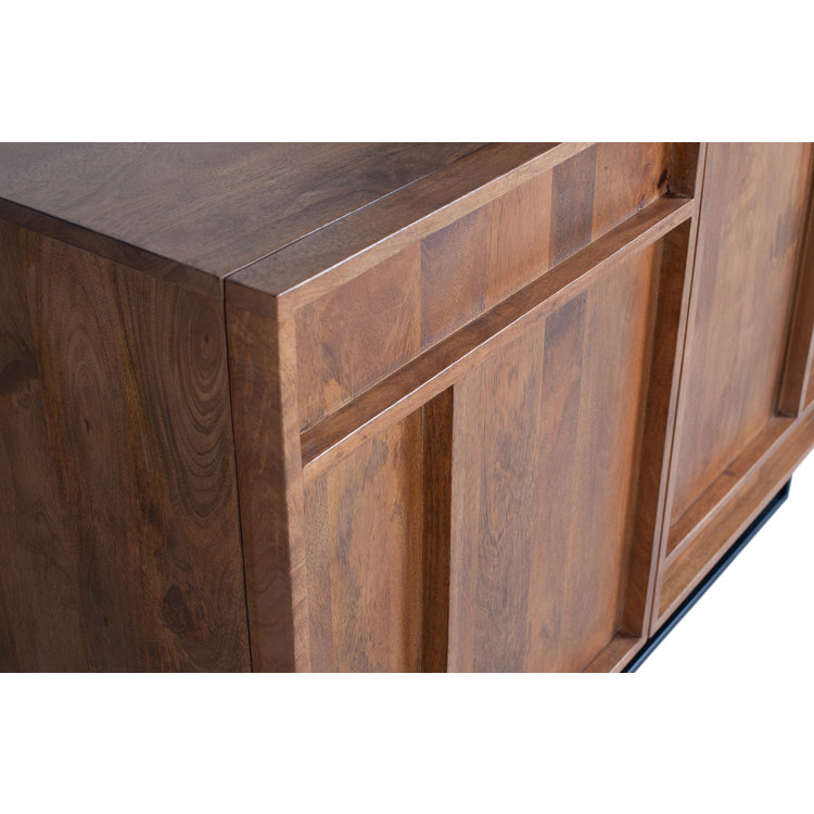 WOOOD WOOOD Forrest 2-deurs dressoir met lades mango hout naturel