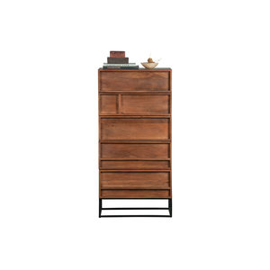 WOOOD HOLZ Forrest 5-Schubladen Schrank Mango Holz natürlich