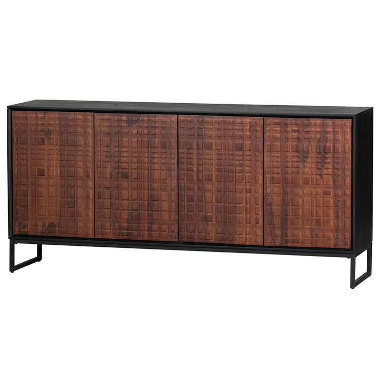 BePureHome BePureHome Nuts TV furniture mango wood walnut / black - Copy