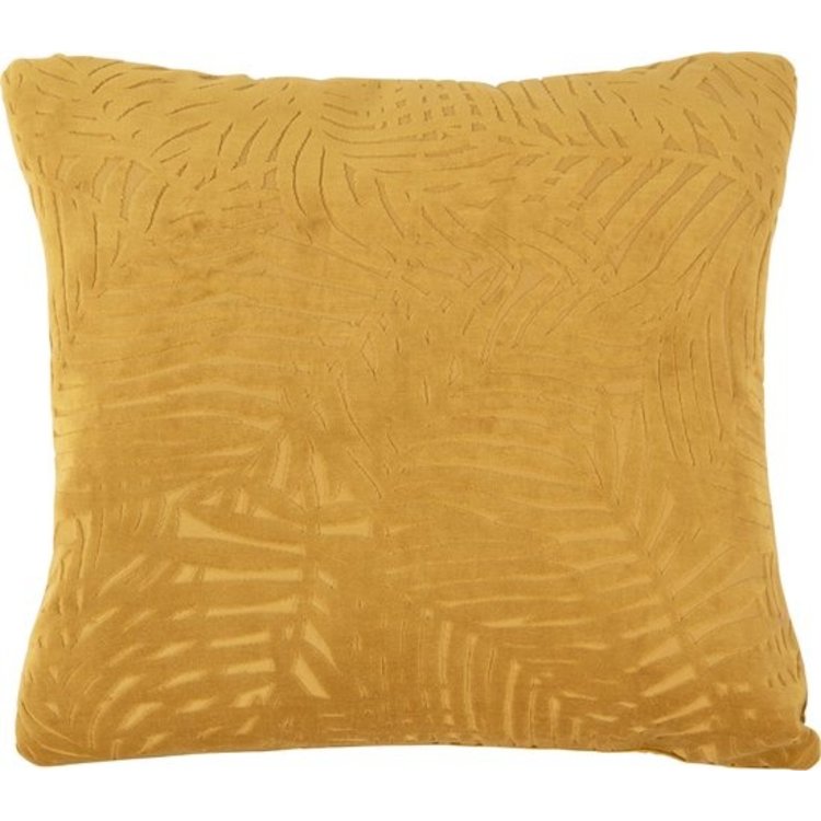 Present Time PresentTime cushion Palm Leaves velvet