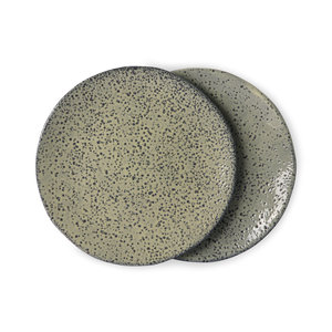 HKliving HKliving Gradient Ceramic Dessertteller ø 22,5 cm - 2er-Set